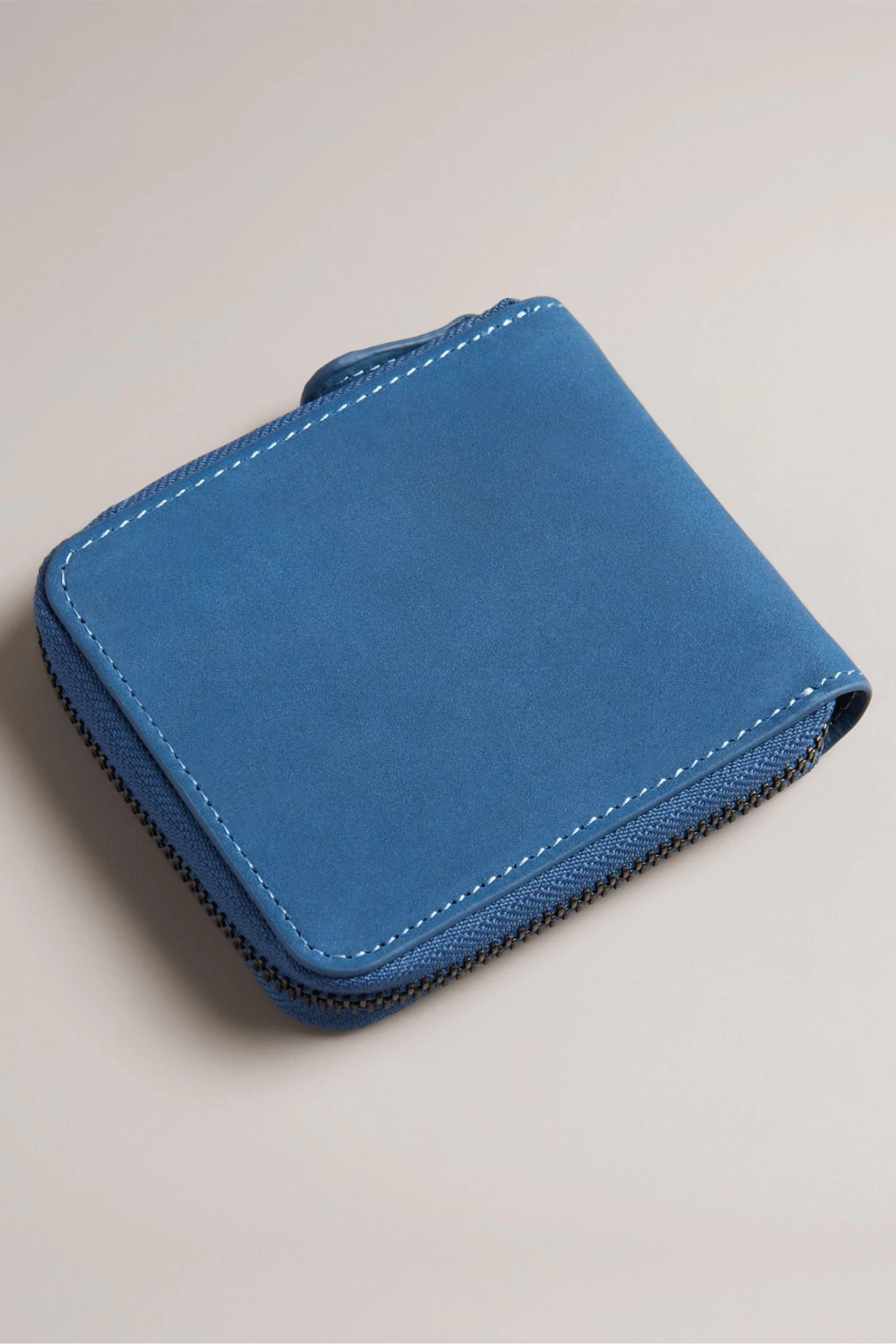 Ted Baker Blue Krolt Nubuck Ziparound Wallet 5 Ted Baker Blue Krolt Nubuck Ziparound Wallet - Image 3
