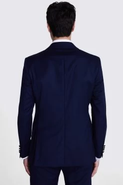 MOSS Tailored Fit Blue Navy Twill Jacket -Fashion Men Shop 159742s3