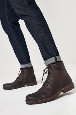 Next Leather Zip Boots -Fashion Men Shop 164058s