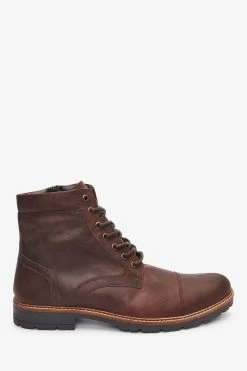 Next Leather Zip Boots -Fashion Men Shop 164058s2