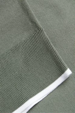 Ted Baker Green Stortfo Short Sleeved Rayon Open Neck Polo Shirt -Fashion Men Shop 175465s5