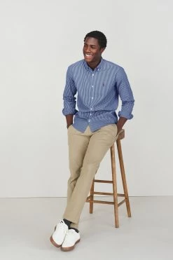 Next Stripe Long Sleeve Shirt -Fashion Men Shop 204794s2