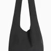 AllSaints Ario Packable Tote Black Bag -Fashion Men Shop 222269s
