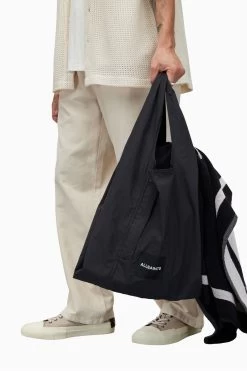 AllSaints Ario Packable Tote Black Bag -Fashion Men Shop 222269s6