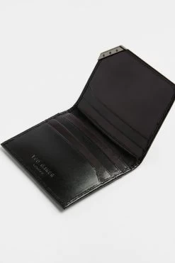 Ted Baker Black Corner Detail Cardholder -Fashion Men Shop 230233s4