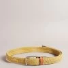 Ted Baker Yellow Callen Woven Elastic Belt -Fashion Men Shop 232733s