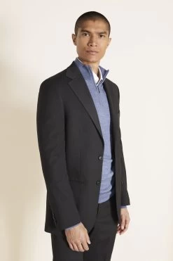 MOSS Charcoal Stretch Suit: Jacket