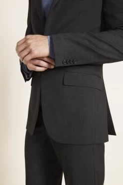 MOSS Charcoal Stretch Suit: Jacket 9 MOSS Charcoal Stretch Suit: Jacket -Fashion Men Shop 244 102s4