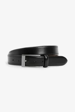 Next Signature Italian Leather Brogue Detail Belt
