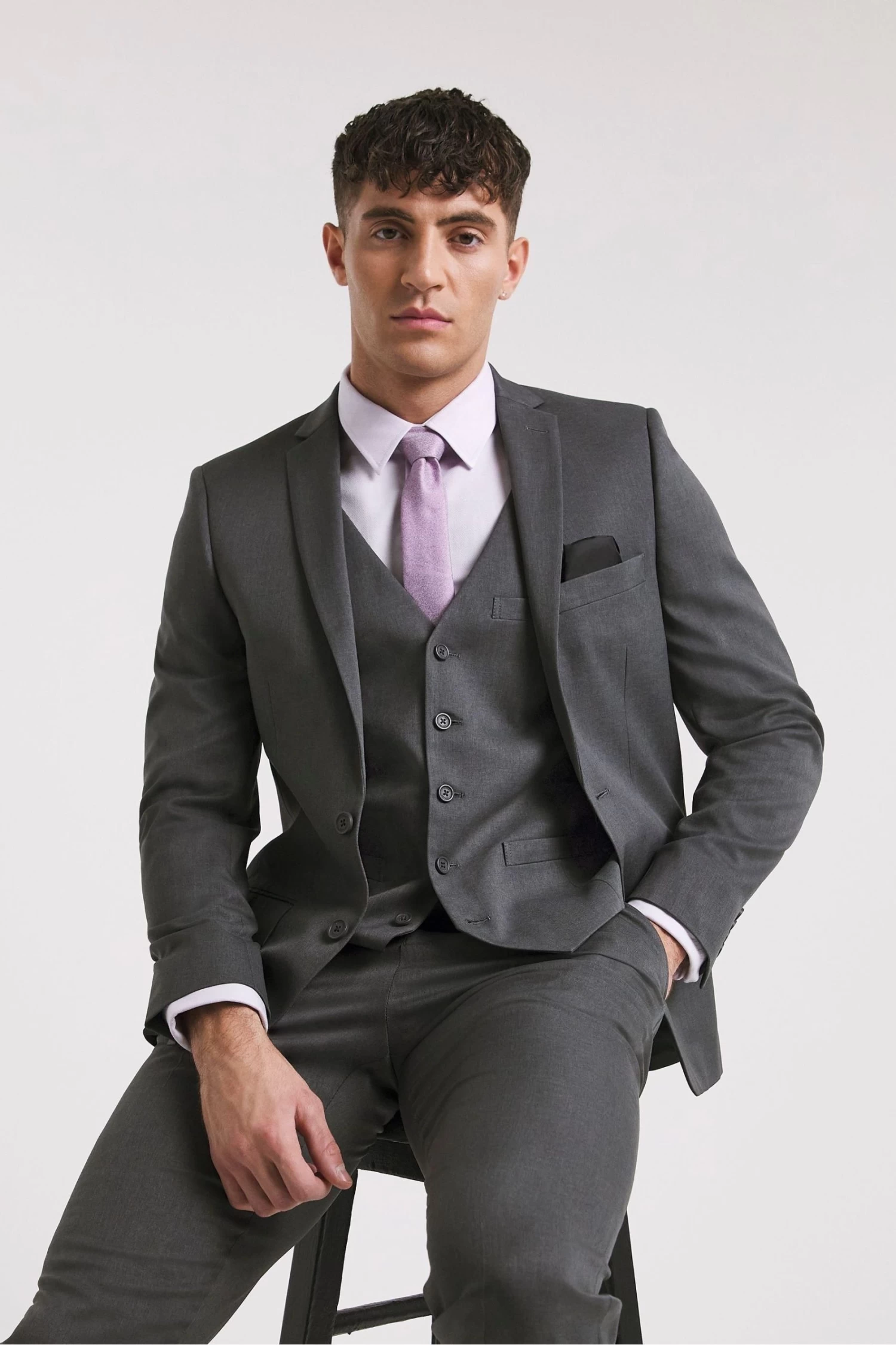 Jacamo Charcoal Grey James Suit: Jacket 4 Jacamo Charcoal Grey James Suit: Jacket - Image 2