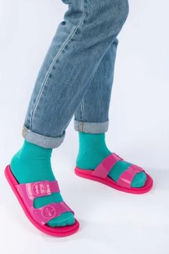 Ipanema Pink Follow Slides