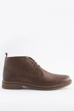 Next Waxy Finish Leather Chukka Boots -Fashion Men Shop 342711s2