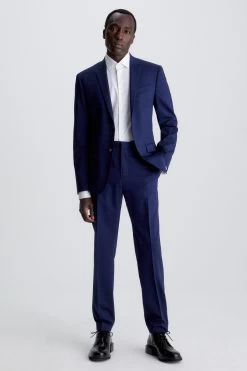 Calvin Klein Stretch Wool Slim Blazer -Fashion Men Shop 357423s3