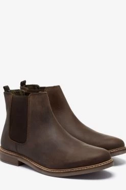 Next Waxy Finish Chelsea Boots -Fashion Men Shop 359927s3