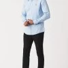 Crew Clothing Company Blue Spencer Slim 5 Pocket Trousers