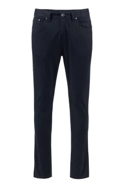 Crew Clothing Company Blue Spencer Slim 5 Pocket Trousers -Fashion Men Shop 367271s4