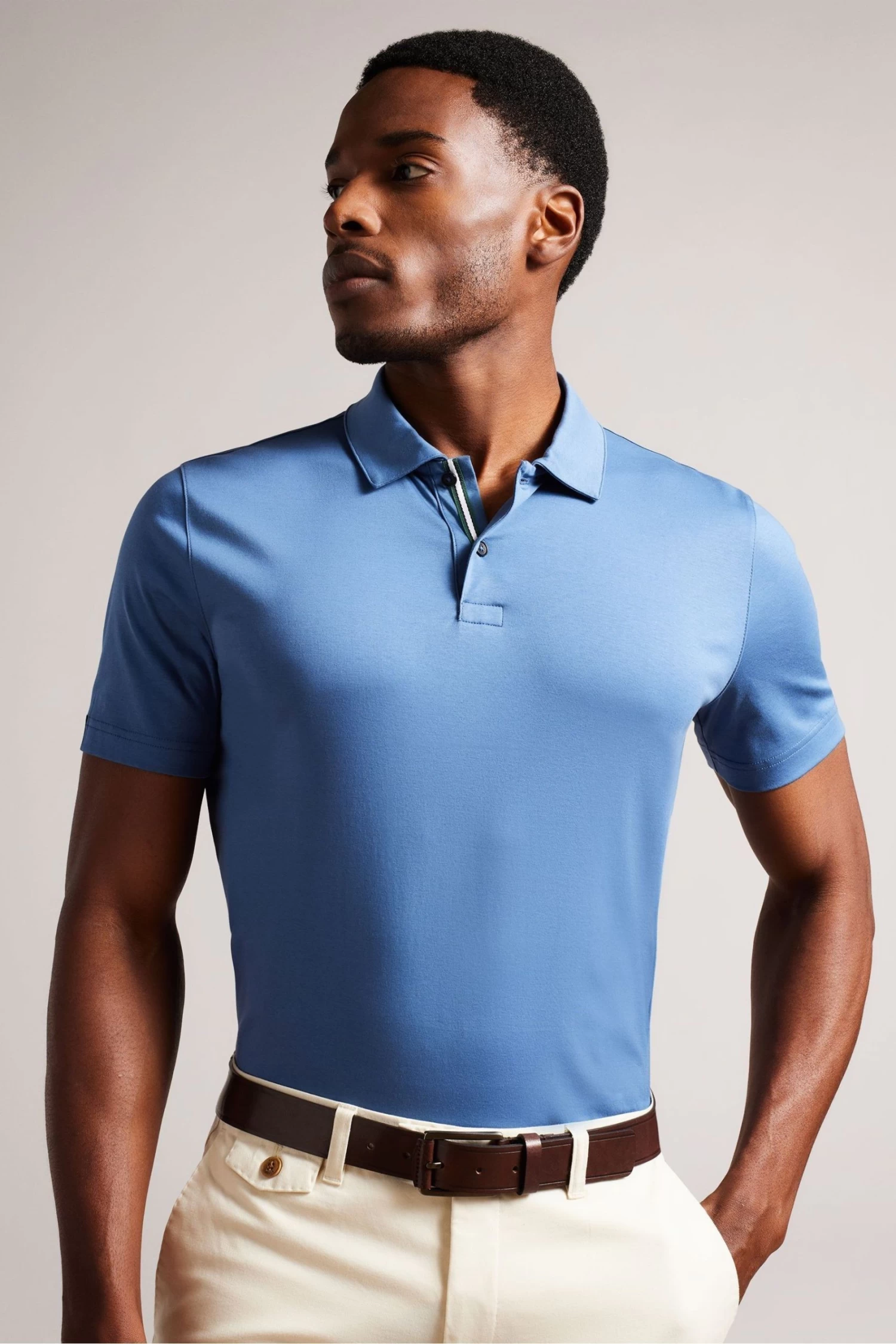 Ted Baker Brown Linded Brn-Choc Embossed Leather Belt 5 Ted Baker Brown Linded Brn-Choc Embossed Leather Belt - Image 3