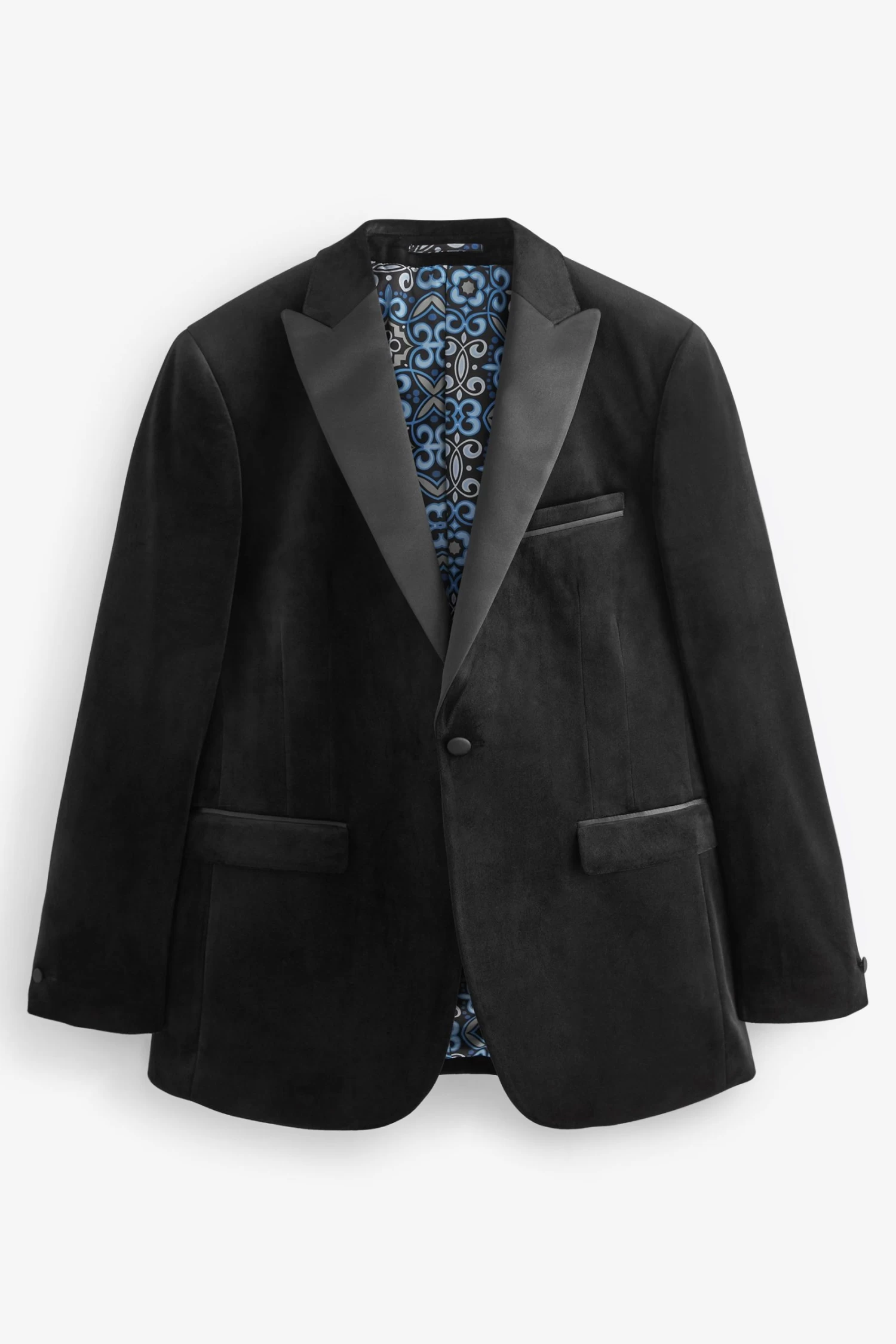 Skopes Jive Black Tailored Fit Velvet Jacket 8 Skopes Jive Black Tailored Fit Velvet Jacket - Image 6