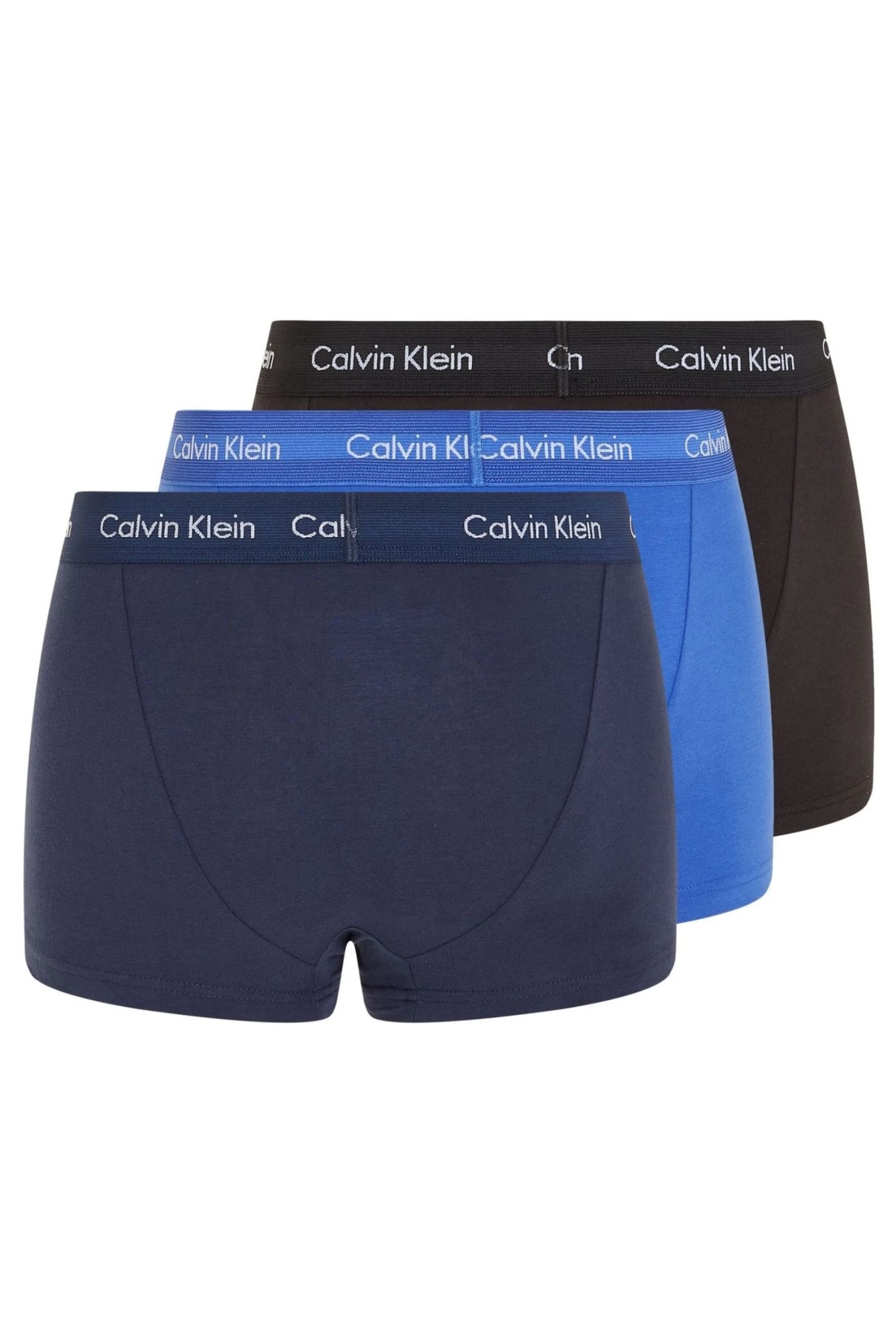 Calvin Klein Cotton Stretch Low Rise Trunks 3 Pack 4 Calvin Klein Cotton Stretch Low Rise Trunks 3 Pack - Image 2