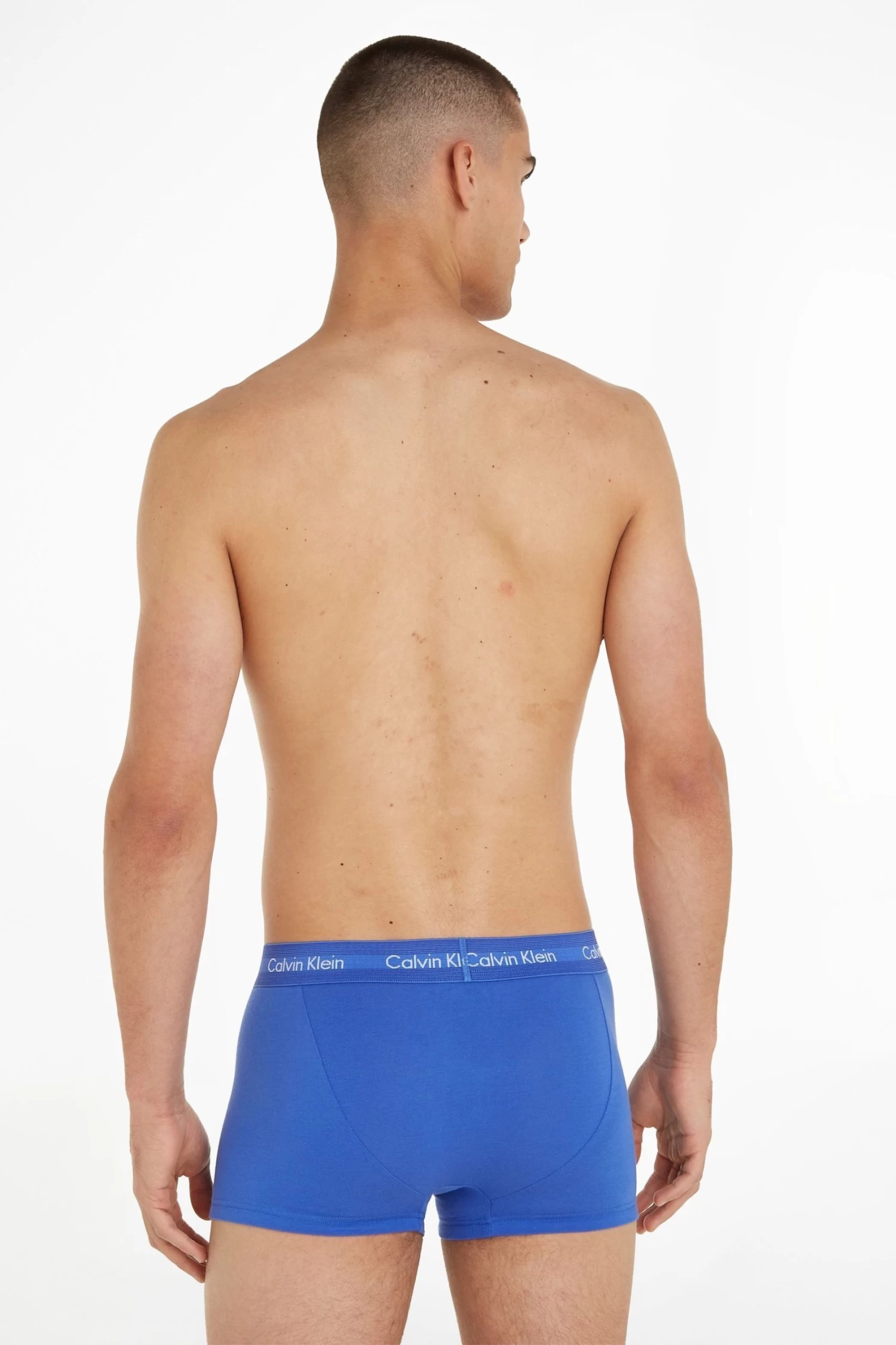 Calvin Klein Cotton Stretch Low Rise Trunks 3 Pack 5 Calvin Klein Cotton Stretch Low Rise Trunks 3 Pack - Image 3