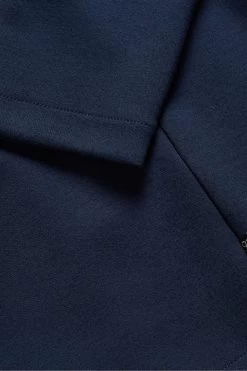 Ted Baker Navy Blue Veller Long Sleeved Slim Fit Half Zip Jumper -Fashion Men Shop 432439s5