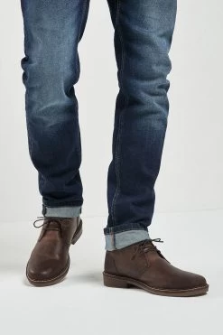 Next Waxy Finish Leather Chukka Boots -Fashion Men Shop 461699s4