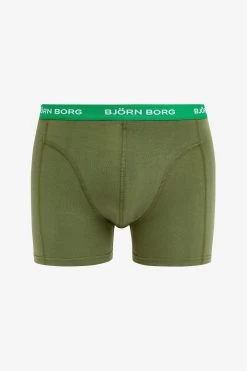 Bjorn Borg Black Cotton Stretch Boxer 5 Pack -Fashion Men Shop 497487s4