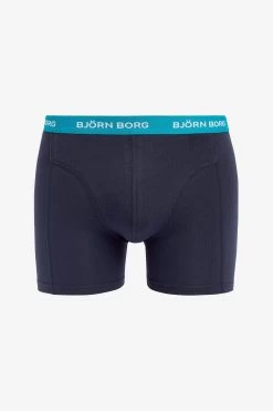Bjorn Borg Black Cotton Stretch Boxer 5 Pack -Fashion Men Shop 497487s5