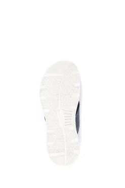 Pavers Blue Leather Slider Sandals -Fashion Men Shop 523348s5