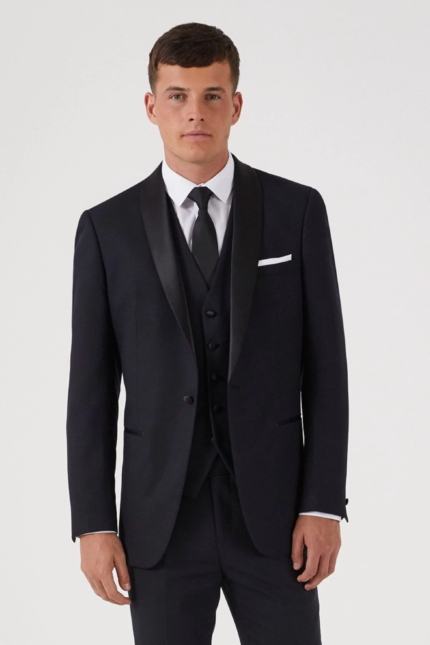 Skopes Newman Black Check Tailored Fit Suit Jacket 3 Skopes Newman Black Check Tailored Fit Suit Jacket
