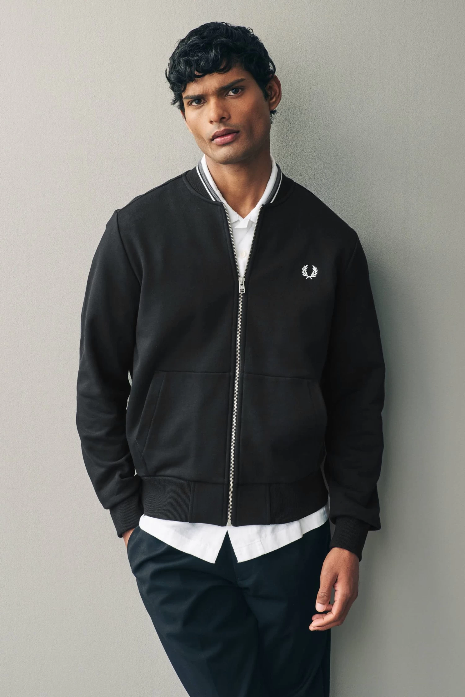 Fred Perry Zip Through Sweatshirt 3 Fred Perry Zip Through Sweatshirt