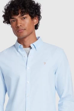 Farah Brewer Long Sleeve Shirt -Fashion Men Shop 559654s5