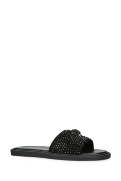 Kurt Geiger London Black Oscar Gem Sandals -Fashion Men Shop 570405s3