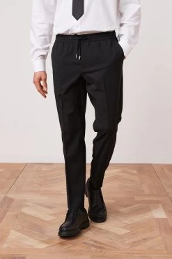 Next Black Slim Tapered Formal Joggers