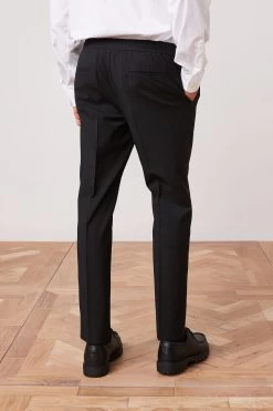 Next Black Slim Tapered Formal Joggers -Fashion Men Shop 574 988s3