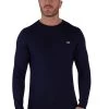 Raging Bull Blue Lightweight Crew Neck Jumper 1 Raging Bull Blue Lightweight Crew Neck Jumper -Fashion Men Shop 583 734s