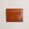 Ted Baker Natural Embossed Corner Leather Card Holder -Fashion Men Shop 593429s