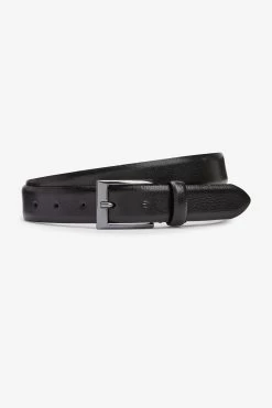 Next Black Leather Pebble Grain Belt -Fashion Men Shop 594115s2