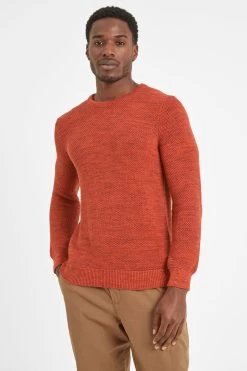Tog 24 Mens Orange Borom Crew Neck Jumper 12 Tog 24 Mens Orange Borom Crew Neck Jumper -Fashion Men Shop 611807s4