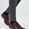 Next Contrast Sole Leather Brogues -Fashion Men Shop 643 426s