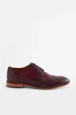 Next Contrast Sole Leather Brogues -Fashion Men Shop 643426s2