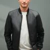 Next Black Signature Leather Bomber Jacket -Fashion Men Shop 667 301s