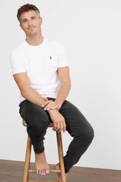 Next Slate Grey/Black Cuffed Joggers 2 Pack -Fashion Men Shop 669755s10