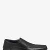 Next Black Leather Panel Slip-On Shoes 2 Next Black Leather Panel Slip-On Shoes -Fashion Men Shop 690 254s