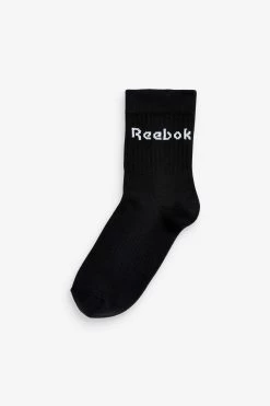 Reebok Active Core Black Crew Socks 3 Pack -Fashion Men Shop 725680s3