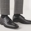 Next Black Leather Square Toe Derby Shoes -Fashion Men Shop 755894s