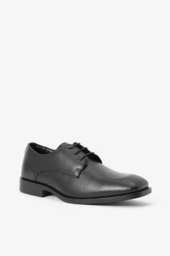 Next Black Leather Square Toe Derby Shoes 10 Next Black Leather Square Toe Derby Shoes -Fashion Men Shop 755894s3
