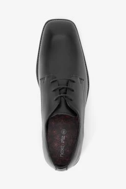 Next Black Leather Square Toe Derby Shoes 11 Next Black Leather Square Toe Derby Shoes -Fashion Men Shop 755894s4