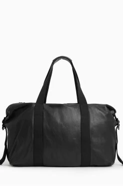 AllSaints Black Mito Lthr Weekender Bag