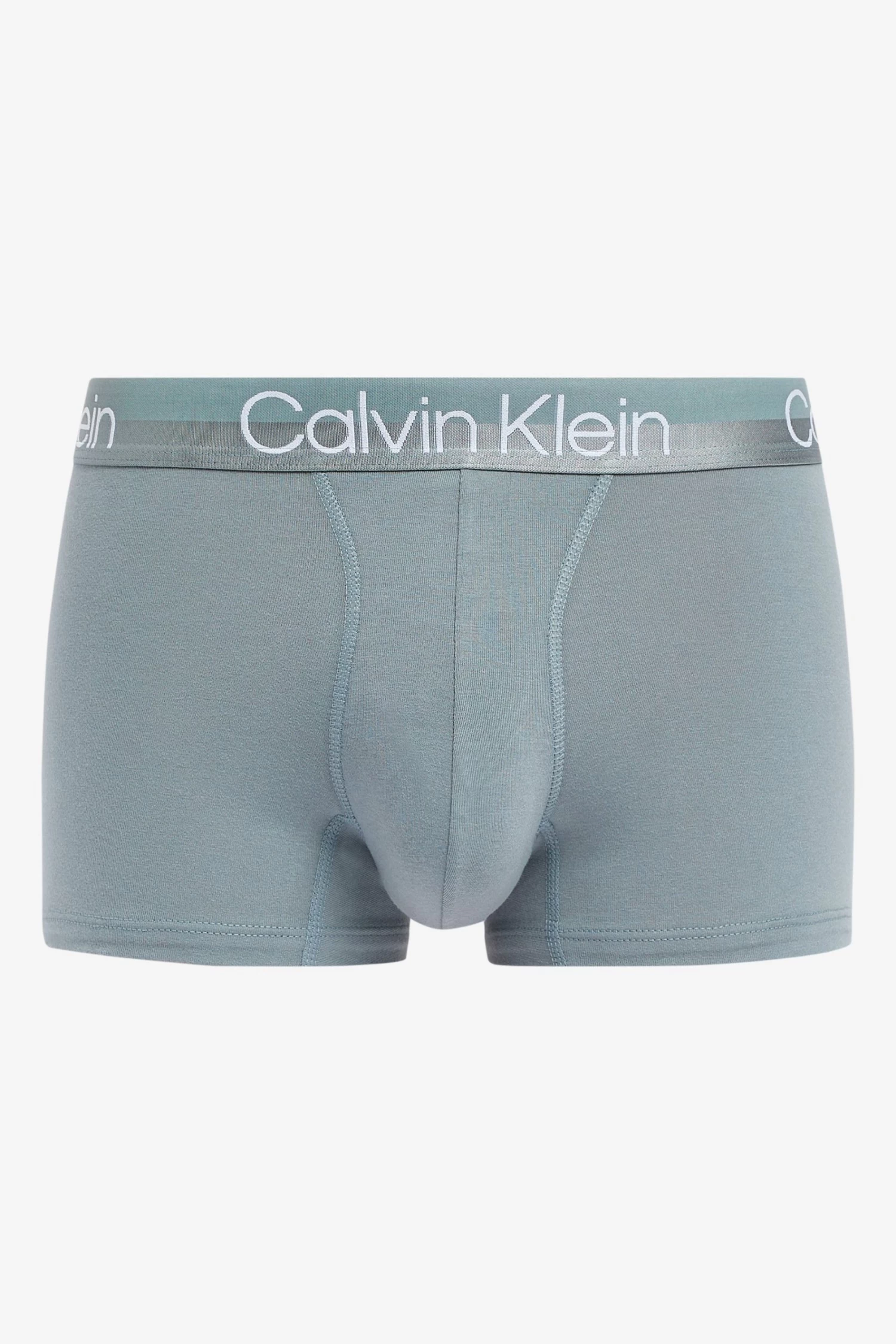 Calvin Klein Grey Modern Structure Cotton Trunks 3 Pack 5 Calvin Klein Grey Modern Structure Cotton Trunks 3 Pack - Image 3